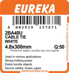 2BA40 - Cable Tie White -2BA40_label_T
